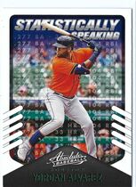 2022 Panini Absolute Statistically Speaking Green Retail #7 Yordan Alvarez