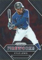 2021 Panini Prizm Fireworks #FW10 Kyle Lewis