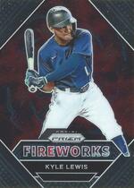 2021 Panini Prizm Fireworks #10 Kyle Lewis