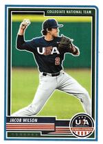 2023 Panini USA Baseball Stars & Stripes (Optichrome) #89 Jacob Wilson