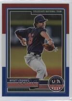 2023 Panini USA BB Stars n Stripes Red White & Blue #65 Wyatt Crowell