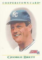 1991 Score Cooperstown #B5 George Brett