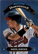 1992 Donruss Diamond Kings #DK-6 David Justice
