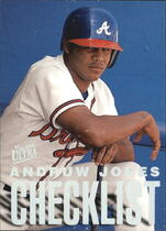 1997 Ultra Checklists Series 2 #1 Andruw Jones