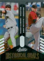 2022 Panini Absolute Historical Duals #4 Andy Pettitte|Roger Clemens
