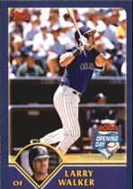 2003 Topps Opening Day Mini Stickers/Scratch Offs #69 Larry Walker
