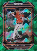 2023 Panini Prizm Green Ice Prizm #271 Mike Mussina