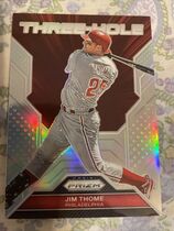 2023 Panini Prizm Three-Hole Silver Prizm #TH8 Jim Thome