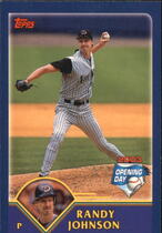 2003 Topps Opening Day Mini Stickers/Scratch Offs #33 Randy Johnson