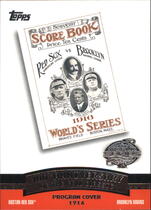 2004 Topps Fall Classic Covers #FC1916 1916 World Series