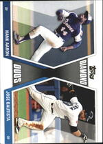 2011 Topps Update Diamond Duos #DD-20 Hank Aaron|Jose Bautista