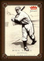 2004 Fleer Greats of the Game #12 Bill Terry