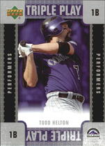 2007 Upper Deck Triple Play Performers #TP-TH Todd Helton
