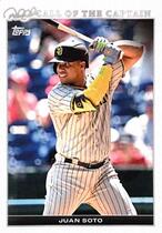 2022 Topps X Derek Jeter Call of the Captain #33 Juan Soto