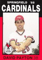 1988 Best Springfield Cardinals #15 David Payton
