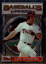 1993 Finest Base Set #177 Lenny Dykstra