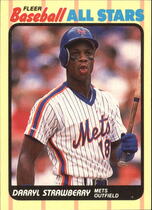 1989 Fleer Baseball All Stars #39 Darryl Strawberry