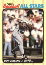 1989 Fleer Baseball All Stars #28 Don Mattingly