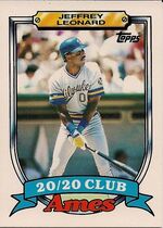 1989 Topps Ames 20/20 Club #19 Jeff Leonard