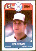 1989 Topps Capn Crunch #6 Cal Ripken Jr.