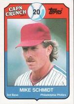 1989 Topps Capn Crunch #16 Mike Schmidt