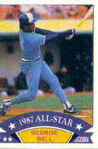 1988 Score Box Cards #6 George Bell