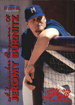 1999 Fleer Tradition Warning Track #25W Jeromy Burnitz