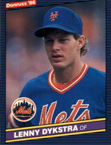 1986 Donruss Base Set #482 Lenny Dykstra