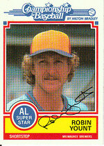 1984 Topps Milton Bradley #NNO Robin Yount