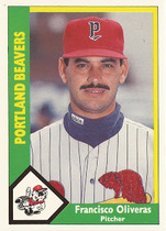 1990 CMC Portland Beavers #8 Francisco Oliveras