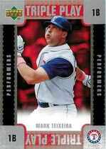 2007 Upper Deck Triple Play Performers #TP-MT Mark Teixeira