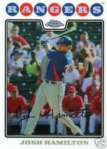 2008 Topps Chrome Refractors #116 Josh Hamilton