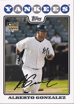 2008 Topps Update #UH207 Alberto Gonzalez