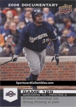 2008 Upper Deck Documentary 3501-4000 #3857 Prince Fielder