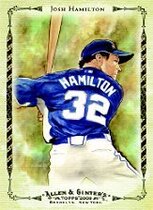 2009 Topps Allen & Ginter Highlight Sketches #AGHS5 Josh Hamilton