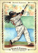 2009 Topps Allen & Ginter Highlight Sketches #AGHS7 Manny Ramirez