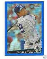 2009 Topps Chrome Blue Refractors #72 Xavier Nady