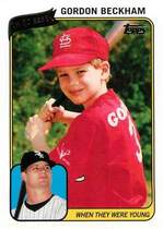 2010 Topps When They Were Young #GB Gordon Beckham