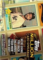 2010 Topps Million Card Giveaway Unredeemed Series 2 #TMC18 Thurman Munson