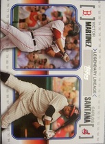 2010 Topps Update Legendary Lineage #LL-63 Victor Martinez|Carlos Santana