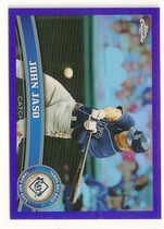 2011 Topps Chrome Purple Refractors #57 John Jaso