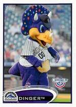 2012 Topps Opening Day Mascots #M-13 Dinger