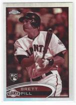 2012 Topps Chrome Refractors #164 Brett Pill