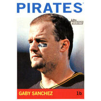 2013 Topps Heritage #163 Gaby Sanchez