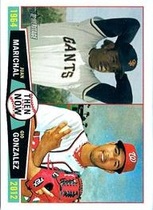 2013 Topps Heritage Then and Now #TN-MG Gio Gonzalez|Juan Marichal