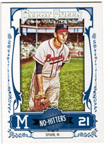 2013 Topps Gypsy Queen No Hitters #NH-WS Warren Spahn