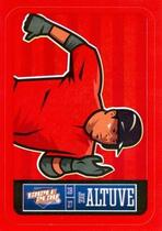 2013 Panini Triple Play Stickers Red #9 Jose Altuve