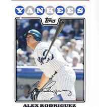 2008 Topps Yankees #NYY1 Alex Rodriguez
