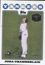 2008 Topps Yankees #NYY10 Joba Chamberlain