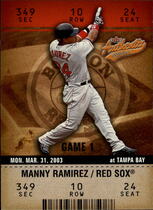 2003 Fleer Authentix #28 Manny Ramirez